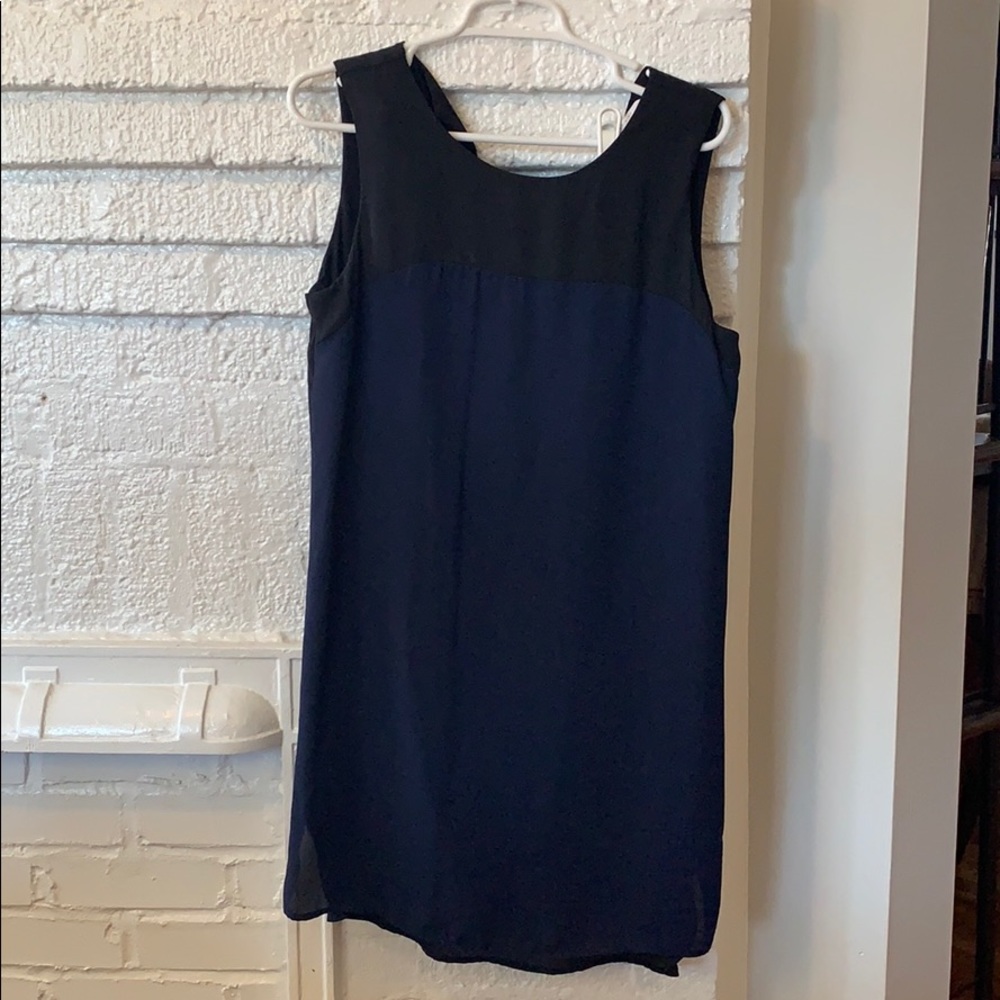Black & Navy shift dress